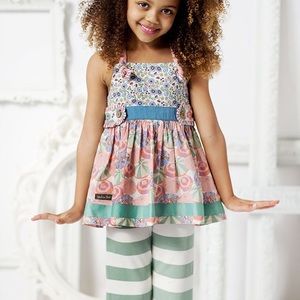 Matilda Jane sz 4 Happy and Free parasol knot top